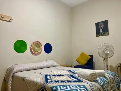 Cama o camas de una habitación en CASA CEMPOAL