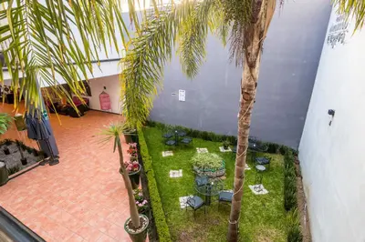 Jardín al aire libre en Hotel del Marquesado