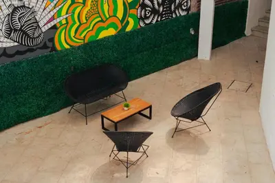 Zona de estar de Casa Don José: GIRASOLES Suite