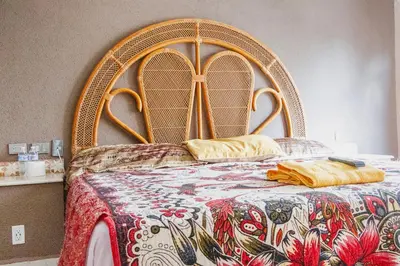 Cama o camas de una habitación en CORAZÓN DE TEPOZ