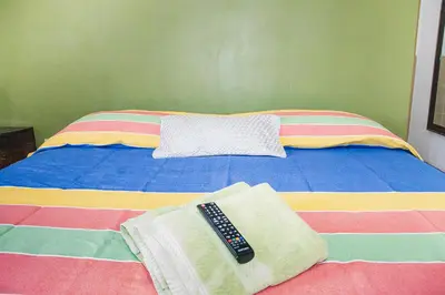 Cama o camas de una habitación en CORAZÓN DE TEPOZ