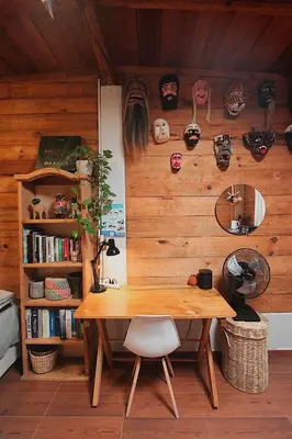 Biblioteca en el apartamento
