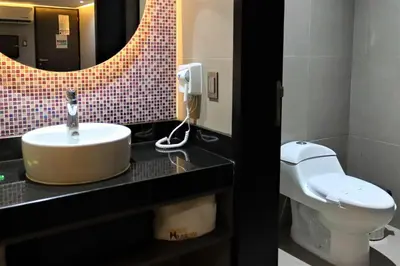 Un baño de Auto-Hotel Playa Linda