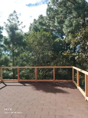 Un balcón o terraza de Rancho Samadhi