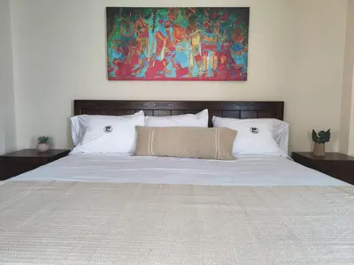 Cama o camas de una habitación en Hostería Tocali