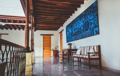 Zona de estar de Hotel Parador de Alcalá