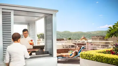 Paisaje cerca de este hotel