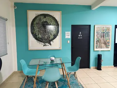 Zona de estar de HOSTAL XAO