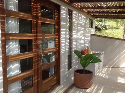 Jardín al aire libre en Casa Flor de Mar