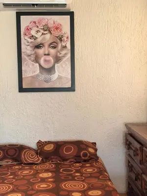 Cama o camas de una habitación en Bahía 50's