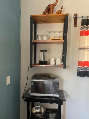 Una cocina o zona de cocina en Casa de huéspedes con lo que necesitas para ti