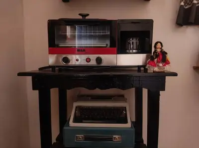 Una cocina o zona de cocina en Casa de huéspedes con lo que necesitas para ti