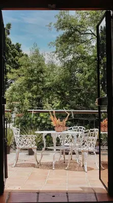 Un balcón o terraza de Hotel Rosa Mexicano