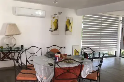 Zona de estar de Casa c/embarcadero en Boca del Río Gran Ubicación