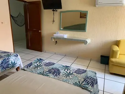 Cama o camas de una habitación en Hotel Jar8 Boca -Cerca WTC y plazas comerciales-
