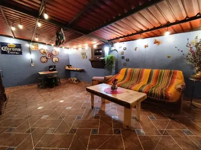 Zona de estar de Posada Casa Mexicana Jamaica