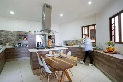 Una cocina o zona de cocina en Casa El Mirador Taxco
