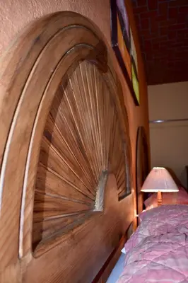 Cama o camas de una habitación en Posada Rincon Magico
