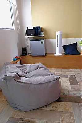 Zona de estar de Casa Crónica