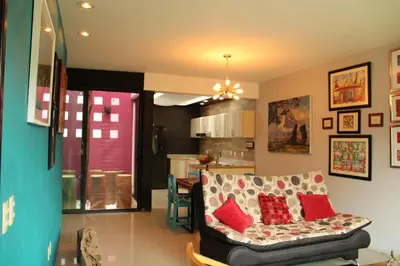 Una cocina o zona de cocina en CASA GUME - Departamentos con 2 habitaciones para 4 personas