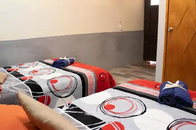Cama o camas de una habitación en Habitación doble zona centro