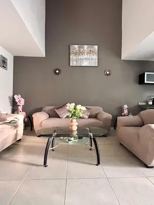Zona de estar de Villa Exclusiva, Terrasol Diamante, A 5 min de Forum y de la playa
