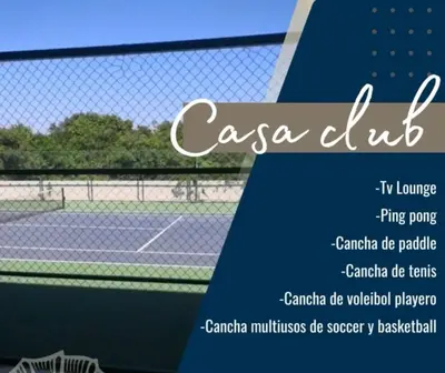 Instalaciones para jugar a tenis o squash en Nuevo 3R 3B 1E Club Playa Gratis Tenis Padel Diamante Albercas o alrededores