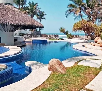 Piscina en o cerca de Nuevo 3R 3B 1E Club Playa Gratis Tenis Padel Diamante Albercas