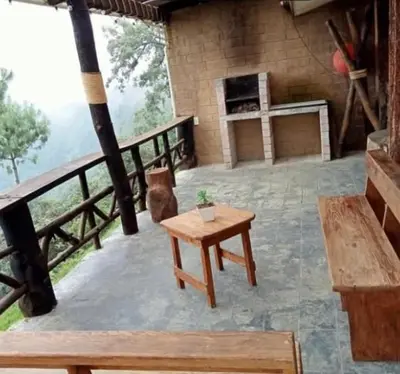 Un balcón o terraza de Cabañas Campestre Sierra Viva