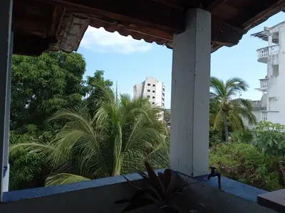 Jardín al aire libre en MayFlower Hotel & Hostal