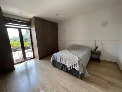 Cama o camas de una habitación en Loft Santiago Val’quirico