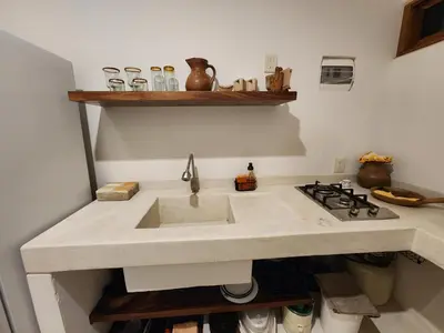 Una cocina o zona de cocina en Alojamiento Brisas