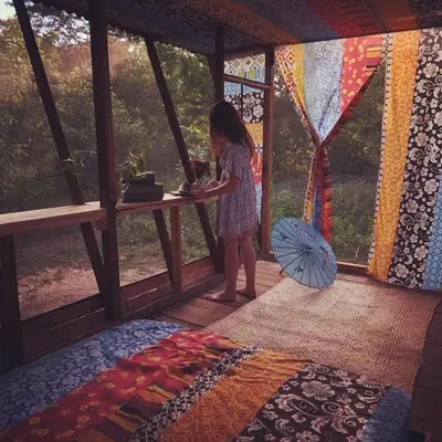 Un balcón o terraza de Planta Farm - Jungle Stay