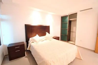 Cama o camas de una habitación en Terra Residencial