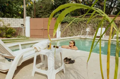 Piscina en o cerca de Hospedaje Temazcaltitla