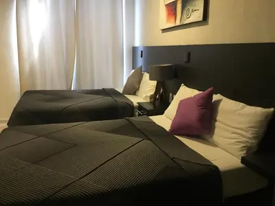 Cama o camas de una habitación en Hotel Tao