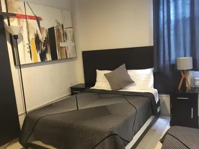 Cama o camas de una habitación en Hotel Tao