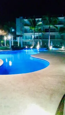 Piscina en o cerca de Depa de lujo en Acapulco diamante con club de playa a pie-Precio especial