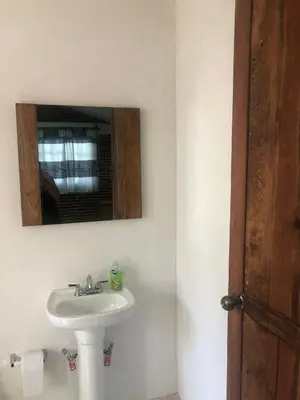 Un baño de Cabañas El Manantial