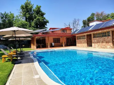Piscina en o cerca de Casa de los Sauces en Atlixco, Puebla