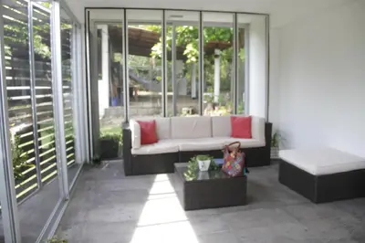 Zona de estar de Casa Ilhe Ha
