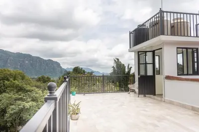 Paisaje cerca de esta posada u hostería