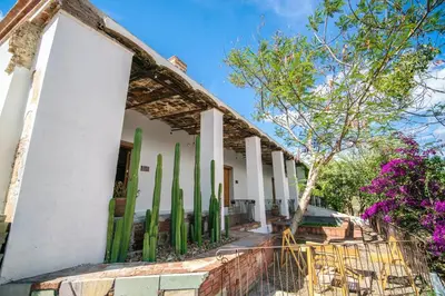 Jardín al aire libre en Ex Hacienda San José