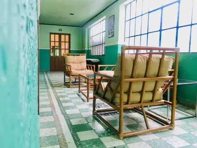 Zona de estar de Casa del Zocalo
