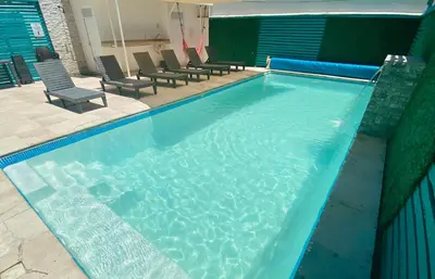 Piscina en o cerca de HABITACION, VISTA AL MAR