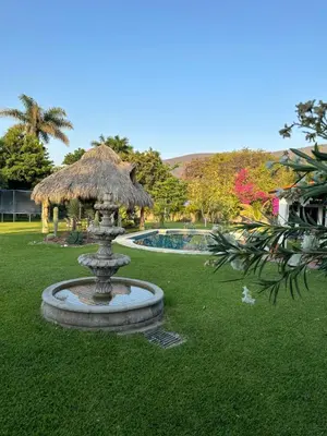 Jardín al aire libre en Casa Ticumán, villa campestre cerca de Las Estacas