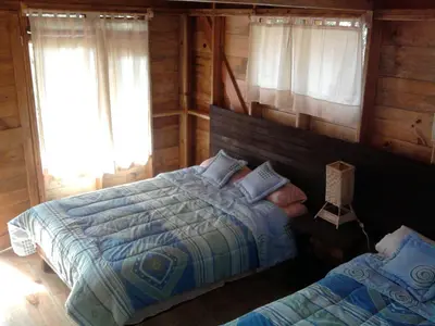 Cama o camas de una habitación en Reserva Azul