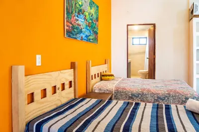 Cama o camas de una habitación en Casa Madero