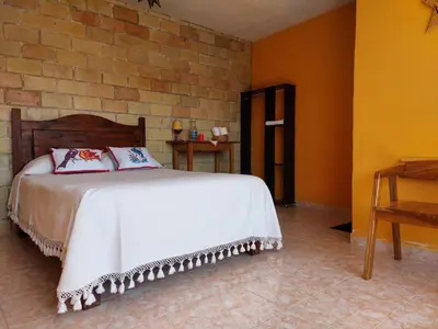 Cama o camas de una habitación en Casa Cejota