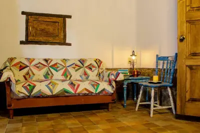 Zona de estar de Rustic Luxury Retreat Near Historic Zacatlan